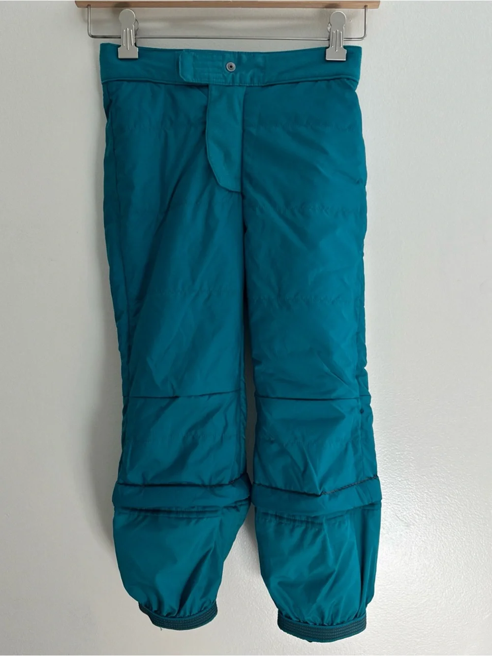 The North Face Girls Dryvent Winter Warm Snow Pants Turquoise Blue Size XS(6)